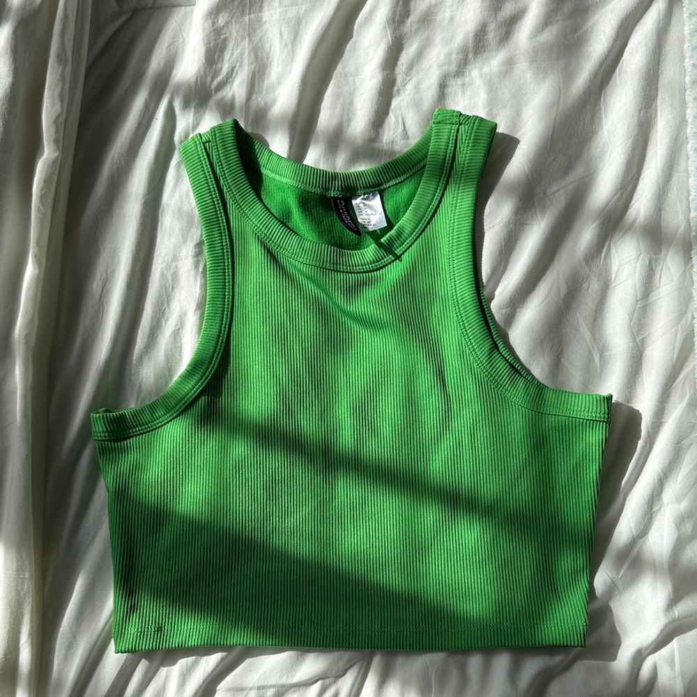 Ribbed Crop Tank Top